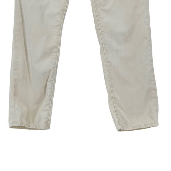Mother The Straight Ankle Shaker Prep Pants Size 27 Preppy Classic Ivory Chino - Picture 3 of 11